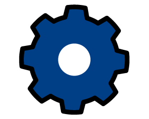 3人の人が並ぶアイコン